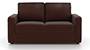Apollo Sofa Set (Burgundy, Leatherette Sofa Material, Regular Sofa Size, Soft Cushion Type, Regular Sofa Type, Individual 2 Seater Sofa Component, Regular Back Type, Regular Back Height) by Urban Ladder - - 95166