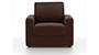 Apollo Sofa Set (Burgundy, Leatherette Sofa Material, Regular Sofa Size, Soft Cushion Type, Regular Sofa Type, Individual 1 Seater Sofa Component, Regular Back Type, Regular Back Height) by Urban Ladder - - 95169