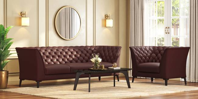 Weston Premium Italian Leather Sofa (Bordeaux Italian Leather) (1-seater Custom Set - Sofas, None Standard Set - Sofas, Regular Sofa Size, Regular Sofa Type, Leather Sofa Material, Bordeaux Italian Leather)
