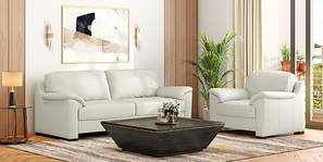 Farina Half Leather Sofa (Polaris Italian Leather)