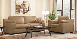 Trissino Premium Italian Leather Sofa (Ecru Italian Leather)