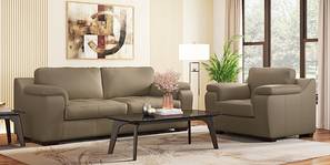 Trissino Premium Italian Leather Sofa (Dark Truffle Italian Leather)