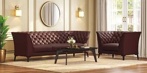 Weston Premium Italian Leather Sofa (Bordeaux Italian Leather)