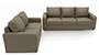 Apollo Sofa Set (Cappuccino, Leatherette Sofa Material, Regular Sofa Size, Soft Cushion Type, Regular Sofa Type, Master Sofa Component, Regular Back Type, Regular Back Height) by Urban Ladder - - 95191