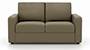 Apollo Sofa Set (Cappuccino, Leatherette Sofa Material, Regular Sofa Size, Soft Cushion Type, Regular Sofa Type, Individual 2 Seater Sofa Component, Regular Back Type, Regular Back Height) by Urban Ladder - - 95204