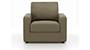 Apollo Sofa Set (Cappuccino, Leatherette Sofa Material, Regular Sofa Size, Soft Cushion Type, Regular Sofa Type, Individual 1 Seater Sofa Component, Regular Back Type, Regular Back Height) by Urban Ladder - - 95207