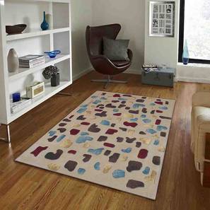 Carpets And Rugs In New Delhi Design Beige Abstract Hand Tufted Wool 3 X 5 Feet Carpet