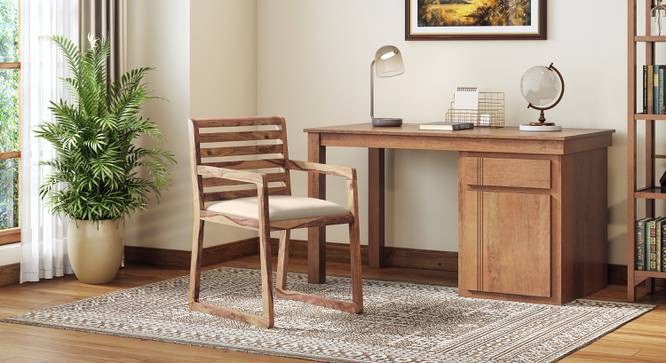 Hawley Study Chair (Teak Finish) by Urban Ladder - - 