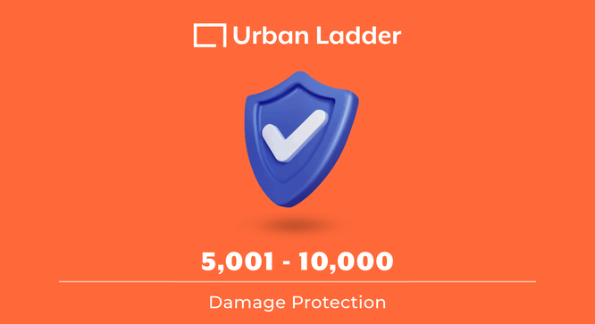 Value Added Services - Extended Warranty/Damage Protection 5001-10000 (Damage Protection Product Type, 1 Year Warranty Period, 50001 to 10000 Slab) by Urban Ladder - - 