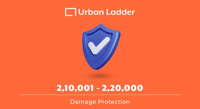 Value Added Services - Extended Warranty/Damage Protection 210001-220000 (Damage Protection Product Type, 1 Year Warranty Period, 210001 to 220000 Slab) by Urban Ladder - - 