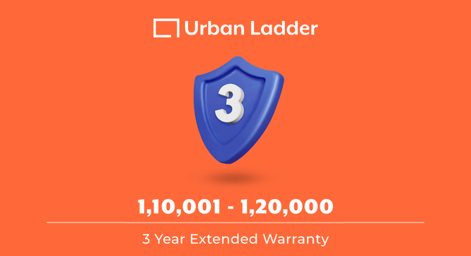 Value Added Services - Extended Warranty/Damage Protection 110001-120000 (Extended Warranty Product Type, 3 Year Warranty Period, 110001 to 120000 Slab) by Urban Ladder - - 