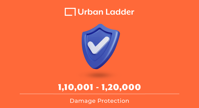 Value Added Services - Extended Warranty/Damage Protection 110001-120000 (Damage Protection Product Type, 1 Year Warranty Period, 110001 to 120000 Slab) by Urban Ladder - - 