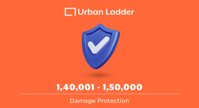 Value Added Services - Extended Warranty/Damage Protection 140001-150000 (Damage Protection Product Type, 1 Year Warranty Period, 140001 to 150000 Slab) by Urban Ladder - - 