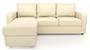 Apollo Sofa Set (Cream, Leatherette Sofa Material, Regular Sofa Size, Soft Cushion Type, Regular Sofa Type, Master Sofa Component, Regular Back Type, Regular Back Height) by Urban Ladder - - 95268