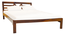 Regal Retreat Bed Non Storage Bed (Queen Bed Size, PROVINCIAL TEAK Finish) by Urban Ladder - - 