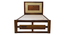 Blissful Slumber Bed Non Storage Bed (Single Bed Size, PROVINCIAL TEAK Finish) by Urban Ladder - - 