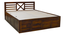 Dreamweaver Non Storage Bed (Queen Bed Size, Box Storage Type, PROVINCIAL TEAK Finish) by Urban Ladder - - 