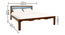 The Alaskan Oasis Non-Storage Bed (Queen Bed Size, PROVINCIAL TEAK Finish) by Urban Ladder - - 