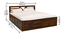 Dreamweaver Non Storage Bed (Queen Bed Size, Box Storage Type, PROVINCIAL TEAK Finish) by Urban Ladder - - 
