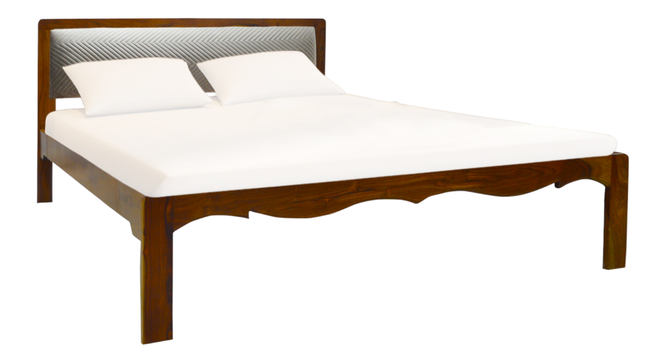 The Alaskan Oasis Non Storage Bed (Queen Bed Size, PROVINCIAL TEAK Finish) by Urban Ladder - - 