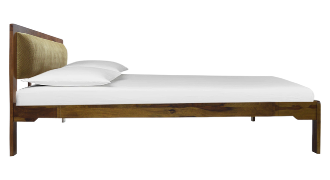 The Alaskan Non Storage Bed (Queen Bed Size, PROVINCIAL TEAK Finish) by Urban Ladder - - 