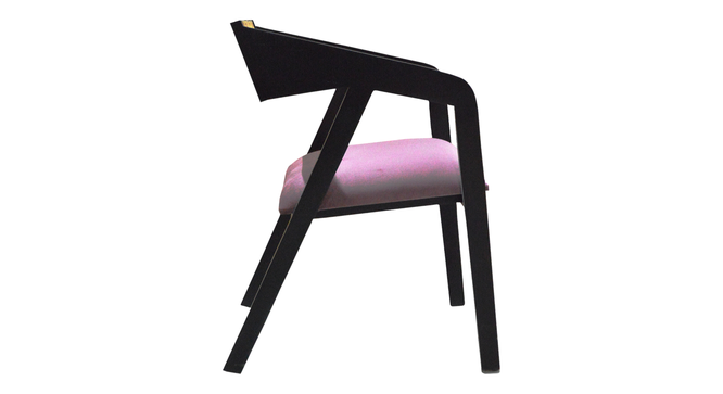 Serene Seating(Solid Wine) (Walnut Finish, Black) by Urban Ladder - - 