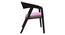 Serene Seating(Solid Wine) (Walnut Finish, Black) by Urban Ladder - - 