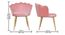Palatial Elegance Chair (Pink, Golden Finish) by Urban Ladder - - 