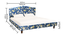 The Embrace Non Storage Bed (Queen Bed Size, PROVINCIAL TEAK Finish) by Urban Ladder - - 