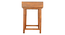 Edge Study Table (Brown Finish) by Urban Ladder - - 