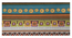 Amber Solid Wood Shoe Rack In Provincial Teak Finish  (Multicolor Aztec Suede Velvet Fabric ) (PROVINCIAL TEAK Finish) by Urban Ladder - - 952900