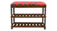 Amber Solid Wood Shoe Rack In Provincial Teak Finish in Red Floral Print (PROVINCIAL TEAK Finish) by Urban Ladder - - 