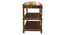 Amber Solid Wood Shoe Rack In Provincial Teak Finish  (Multicolor Aztec Suede Velvet Fabric ) (PROVINCIAL TEAK Finish) by Urban Ladder - - 952919