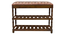 Amber Solid Wood Shoe Rack In Provincial Teak Finish in Brown Greek Print (PROVINCIAL TEAK Finish) by Urban Ladder - - 
