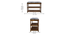 Amber Solid Wood Shoe Rack In Provincial Teak Finish in Black and White Animal Print (PROVINCIAL TEAK Finish) by Urban Ladder - - 