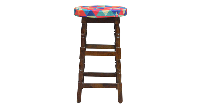 Bistro Boost Stool (Pink Blue Tringle ) (Multi) by Urban Ladder - - 