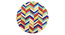 Bistro Boost Stool ( criss-cross ) (Multi) by Urban Ladder - - 