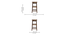 Bistro Boost Stool ( criss-cross ) (Multi) by Urban Ladder - - 