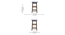 Bistro Boost Stool (Blue flower) (Blue) by Urban Ladder - - 