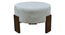 Vista Stool (White Texture ) (Grey) by Urban Ladder - - 