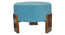 Vista Stool  (Blue Texture) (Blue) by Urban Ladder - - 