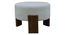 Vista Stool (White Texture ) (Grey) by Urban Ladder - - 