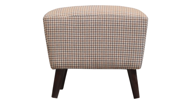 Classic Plush Puff (Brown & Gray) (Multi) by Urban Ladder - - 
