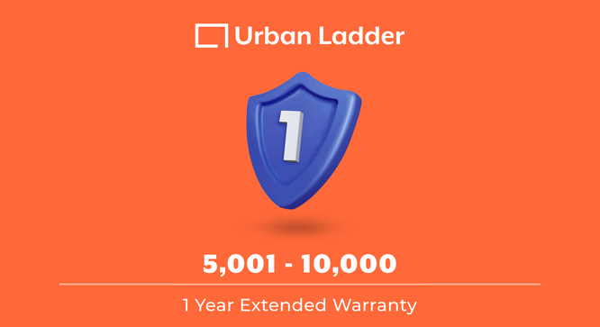 Value Added Services - Extended Warranty/Damage Protection 5001-10000 (Extended Warranty Product Type, 1 Year Warranty Period, 50001 to 10000 Slab) by Urban Ladder - Design 1 - 