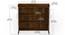 Brooklyn Engineered Wood Shoe Cabinet with Brown Maple & White finish (Brown Maple & White Finish) by Urban Ladder - Dimension - 953167