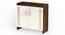 Brooklyn Engineered Wood Shoe Cabinet with Brown Maple & White finish (Brown Maple & White Finish) by Urban Ladder - - 953170