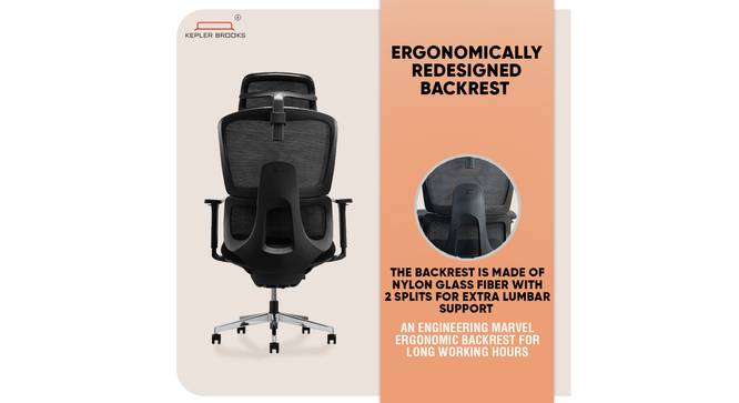 Imperia Pro Study Chair (Black) by Urban Ladder - Design 1 - 