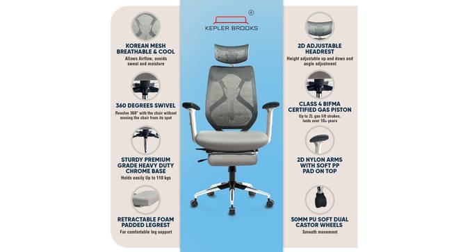 Marvel Pro Study Chair (White) by Urban Ladder - Design 1 - 