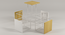 Coffee Table with Stools (Wood Finish) by Urban Ladder - - 953382