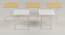Coffee Table with Stools (Wood Finish) by Urban Ladder - - 953383